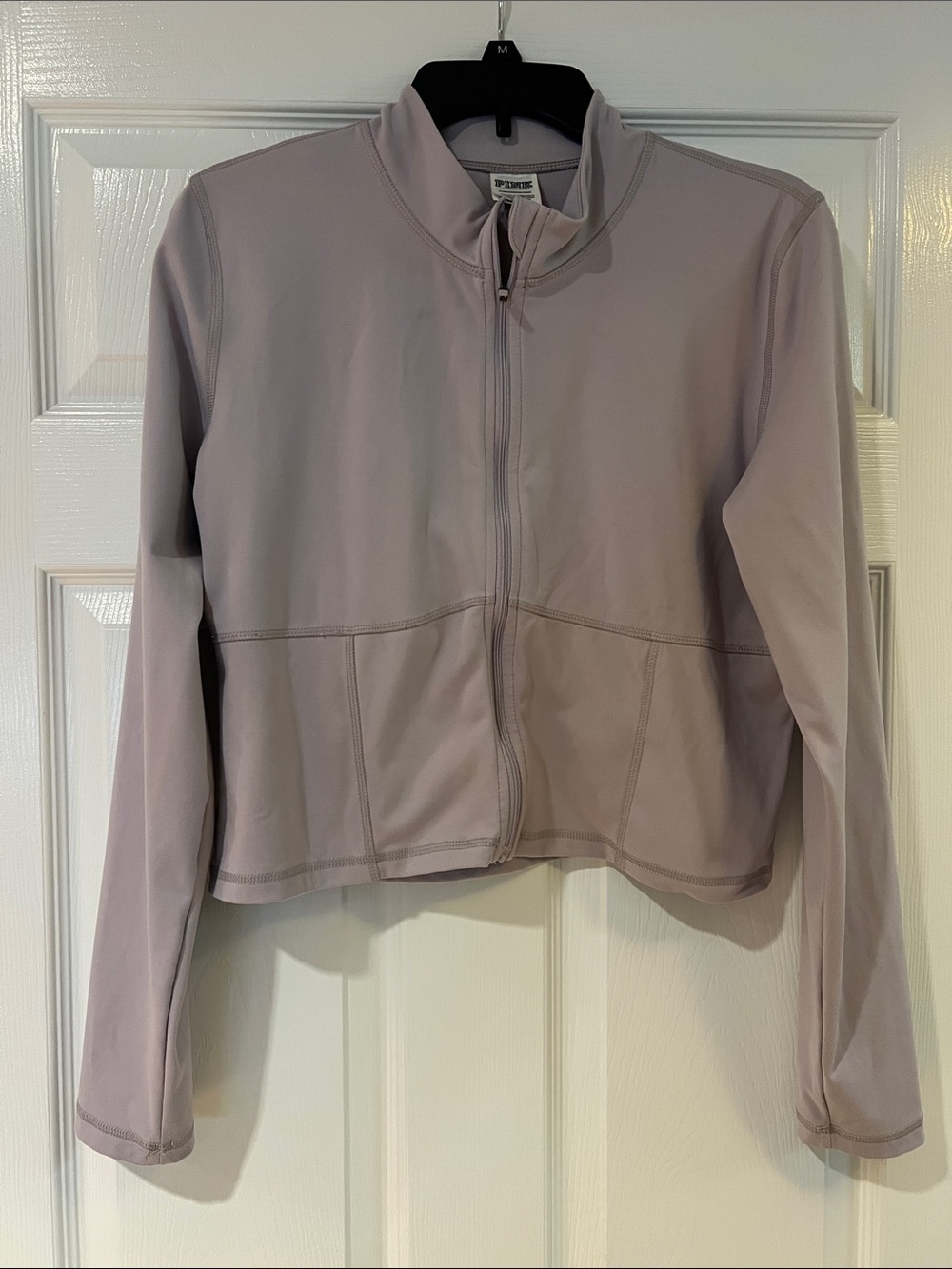 PINK Victoria's Secret Lavender Zip-Front Athletic Jacket